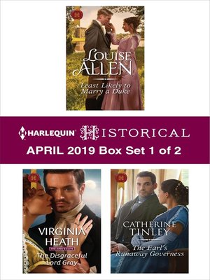 Harlequin Historical April 2019--Box Set 1 of 2 - ebook